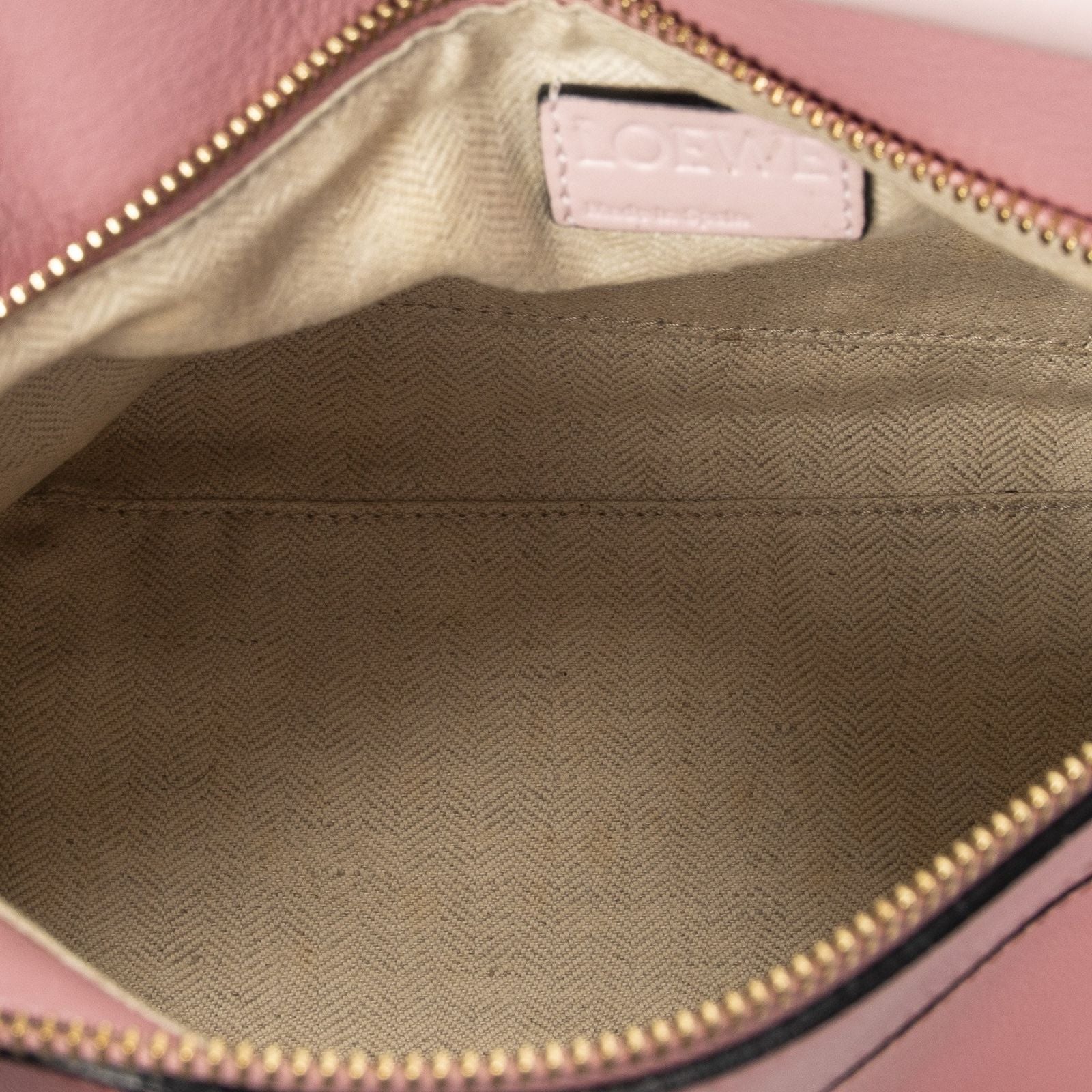 Loewe Mini Puzzle Bag Pink Calfskin Leather — view 9