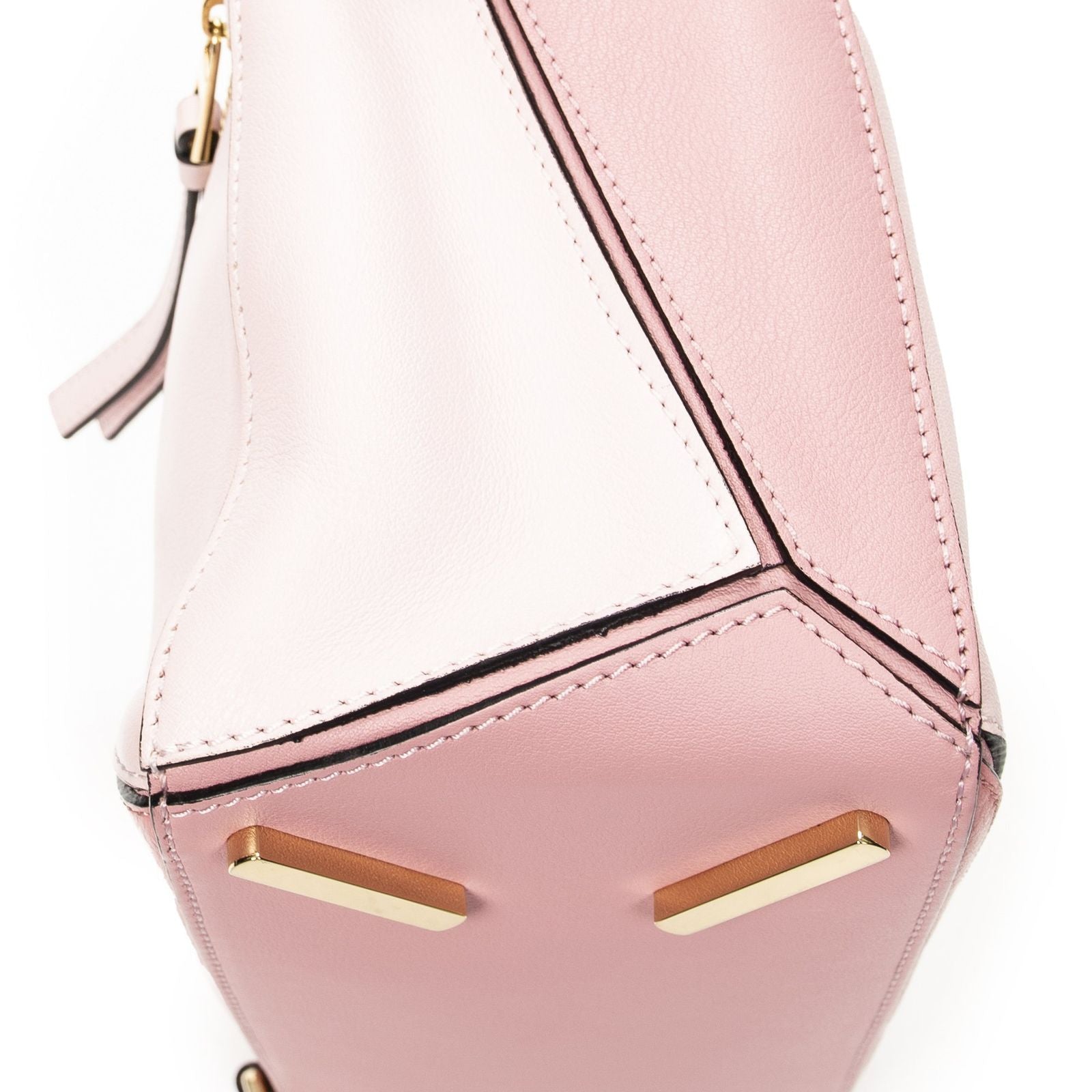 Loewe Mini Puzzle Bag Pink Calfskin Leather — view 7