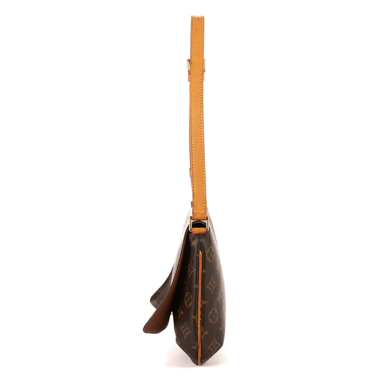 Louis Vuitton Musette Tango Brown Monogram Canvas — view 3