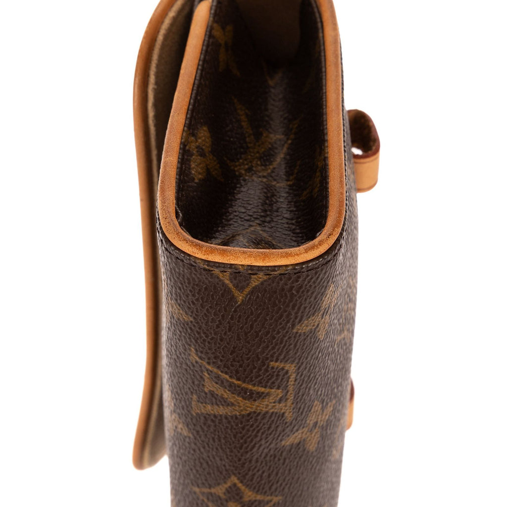 Louis Vuitton Pochette Florentine Brown Monogram Canvas — view 8