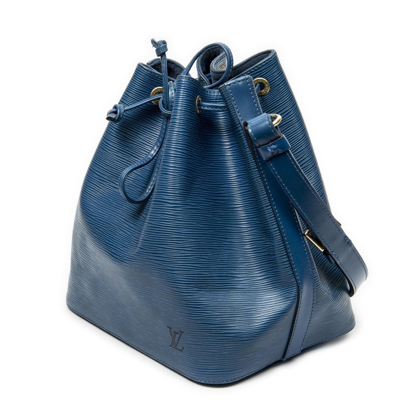 Louis Vuitton Noe Blue Epi Handbag — view 2