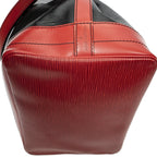 Louis Vuitton Noe Bicolor Black Red Epi Handbag — view 8