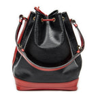 Louis Vuitton Noe Bicolor Black Red Epi Handbag — view 5