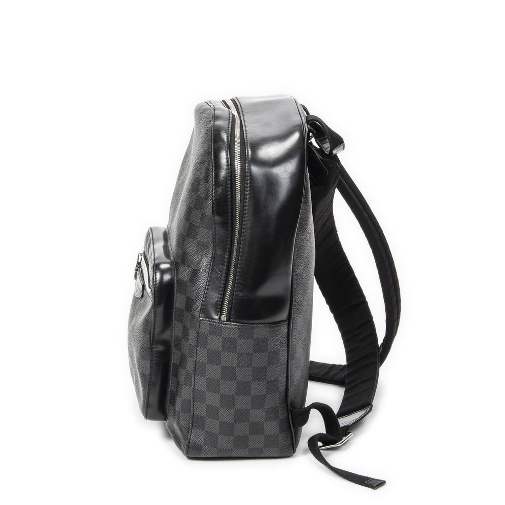 Louis Vuitton Josh Backpack Black Gray Damier Graphite — view 3