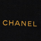 Chanel Scarf Black Beige Silk — view 4