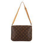 Louis Vuitton Musette Tango Brown Monogram Canvas — view 5