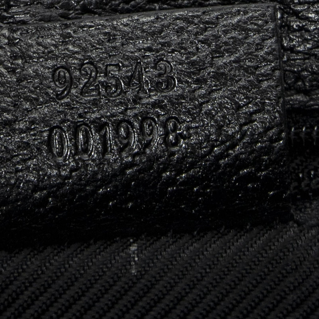 Gucci Small Waist Pouch Black GG Canvas — view 5
