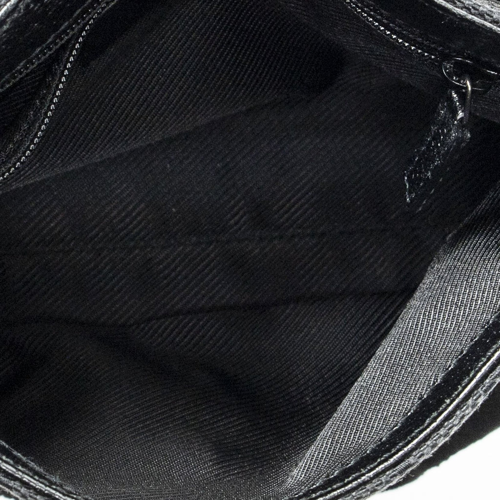 Gucci Small Waist Pouch Black GG Canvas — view 4