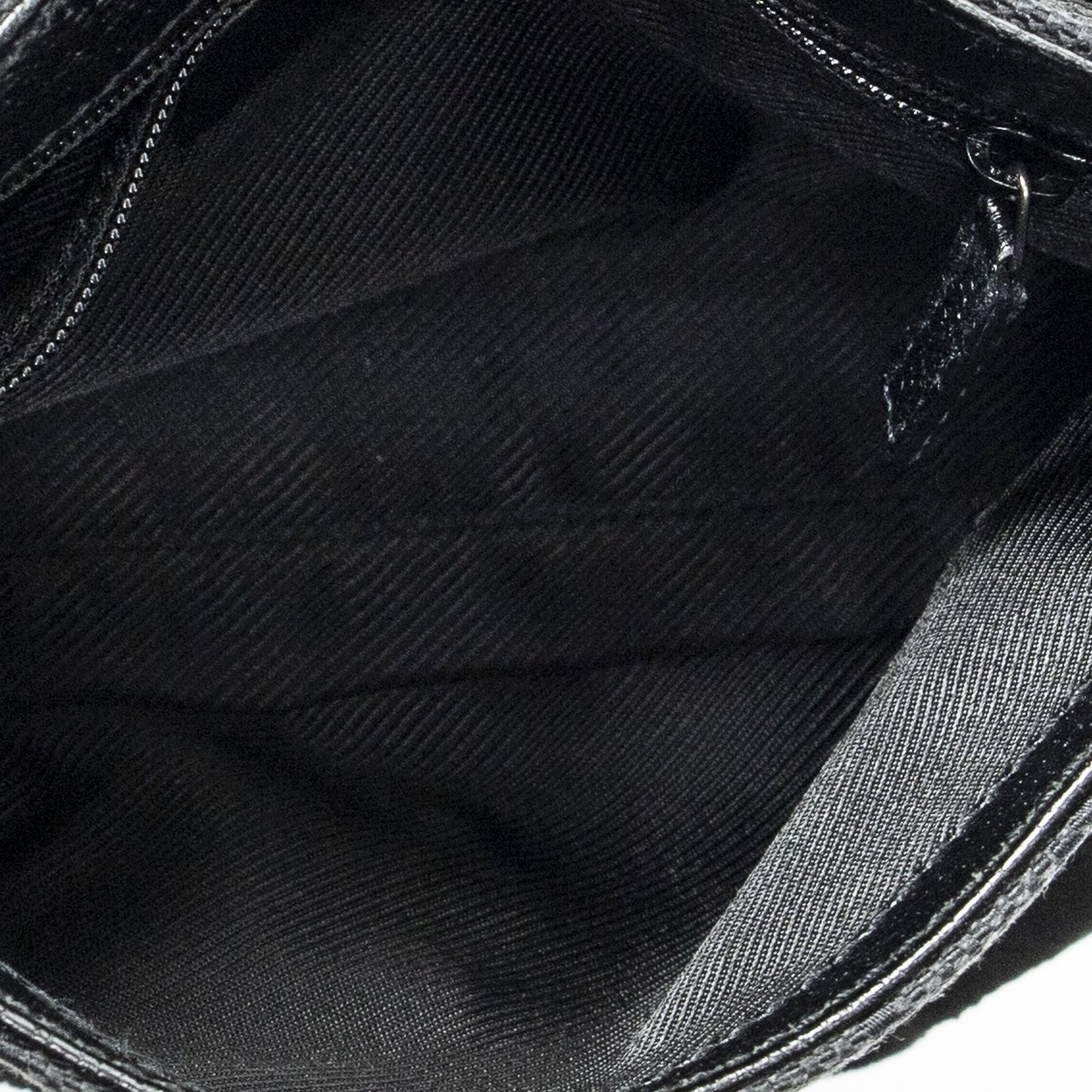 Gucci Small Waist Pouch Black GG Canvas — view 4