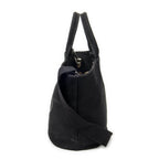 Prada GST Tote Black Canapa Canvas — view 3