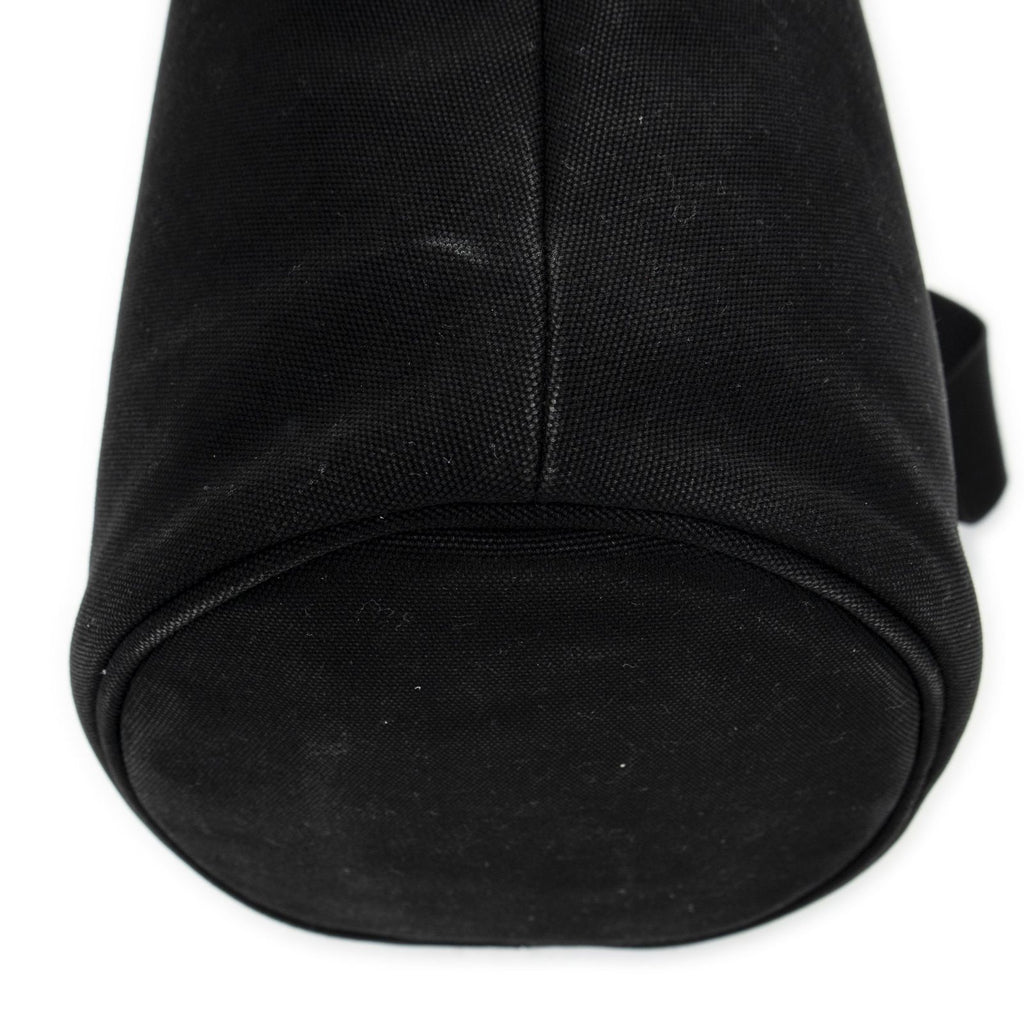 Prada GST Tote Black Canapa Canvas — view 8