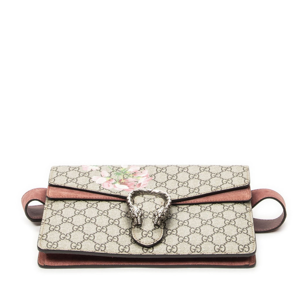Gucci Dionysus Belt Bagbeige Pink Blue Muz Supreme Pvccanvas — view 6
