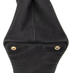 Prada Canapa Small Tote Black Canvas — view 8