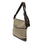 Gucci Web Media Messenger Brown Beige GG Canvas — view 2