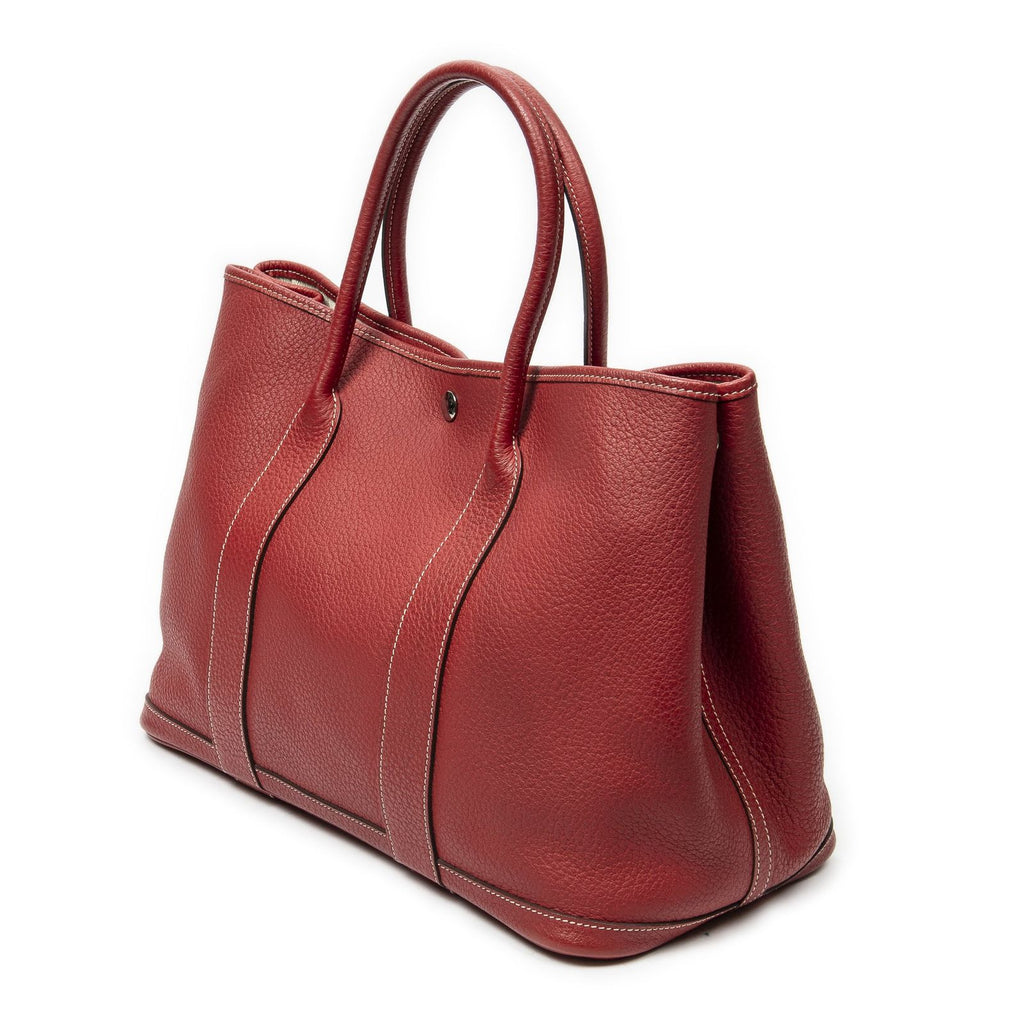 Hermes Garden Party Red Negonda Leather — view 2
