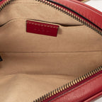 Gucci Marmont Belt Bag Red Matelasse Chez Blanc Leather — view 4
