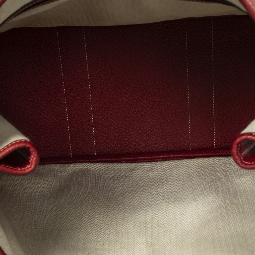 Hermes Garden Party Red Negonda Leather — view 9