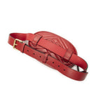 Gucci Marmont Belt Bag Red Matelasse Chez Blanc Leather — view 2