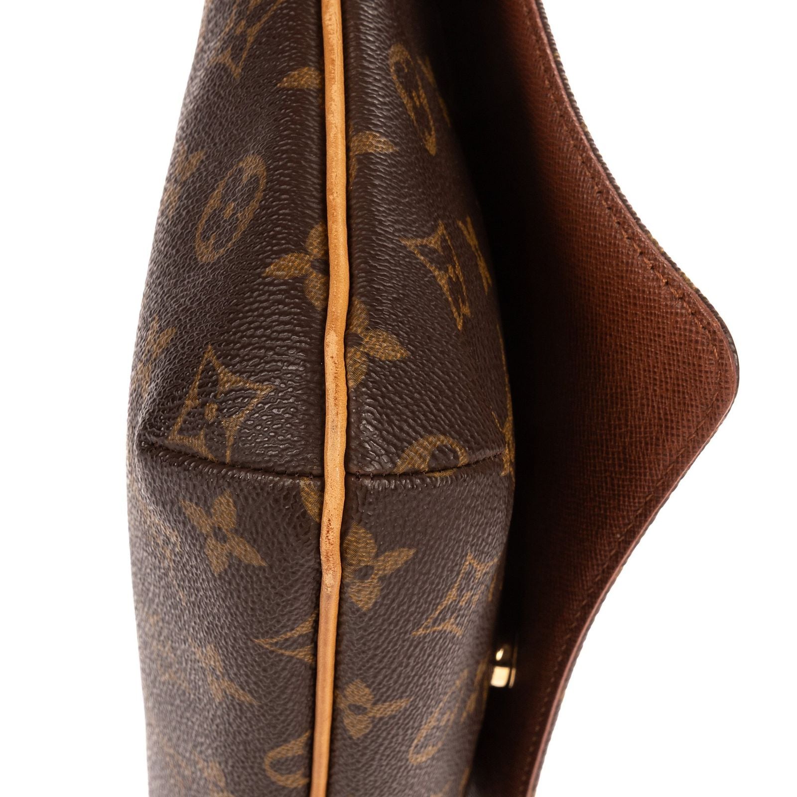 Louis Vuitton Musette Tango Brown Monogram Canvas — view 7