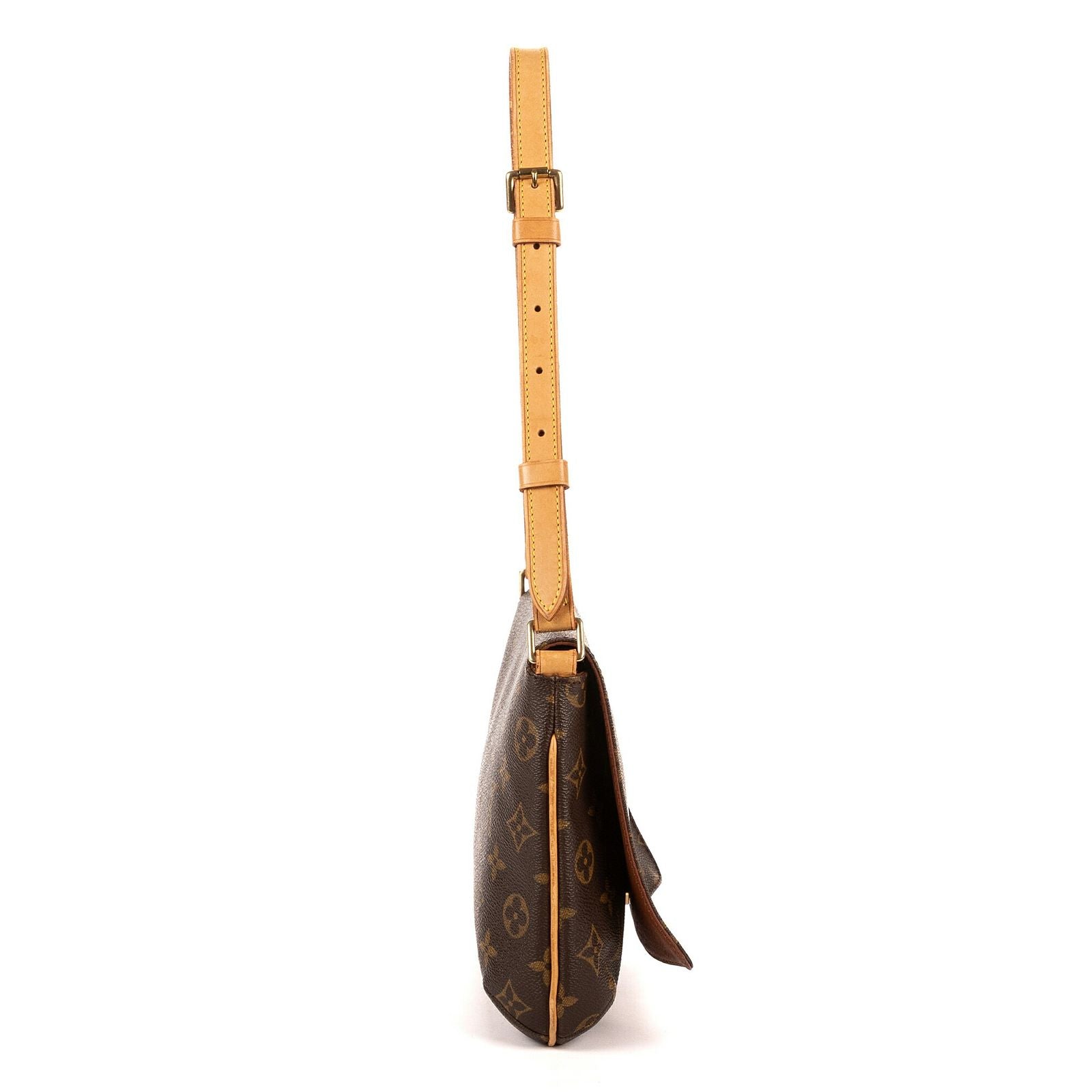 Louis Vuitton Musette Tango Brown Monogram Canvas — view 4
