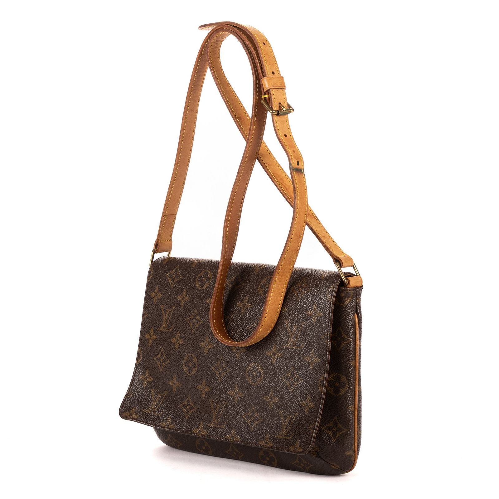 Louis Vuitton Musette Tango Brown Monogram Canvas — view 2