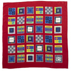 Chanel Scarf Red Silk — view 2