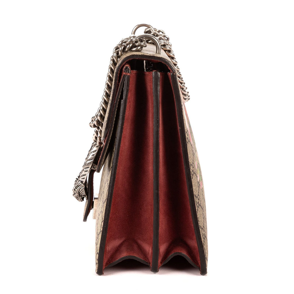 Gucci Bromus Dionysus Beige Burgundy Blue Muz Supreme Pvccanvas — view 3