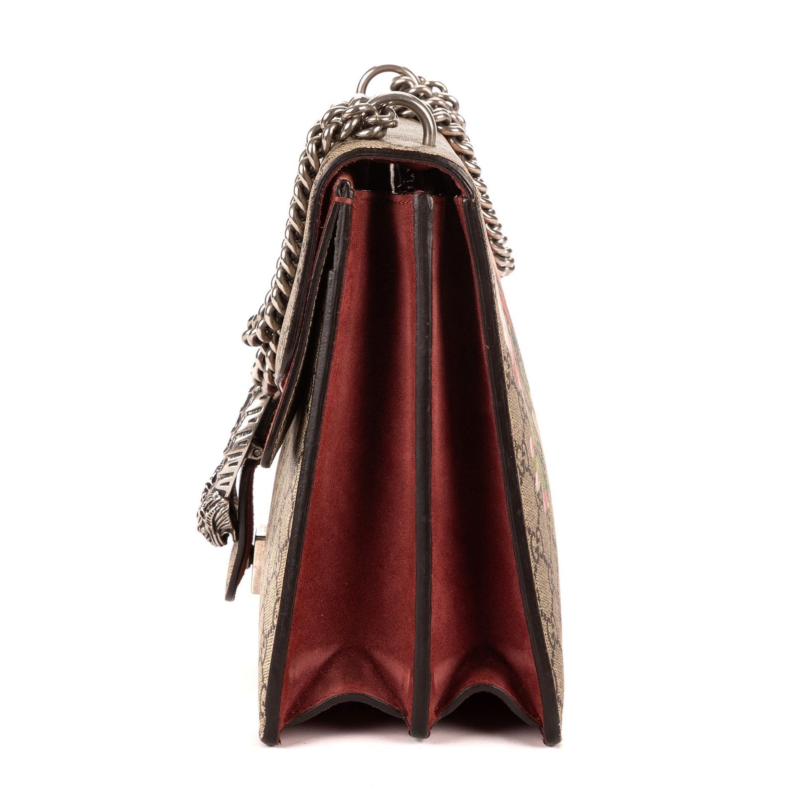 Gucci Bromus Dionysus Beige Burgundy Blue Muz Supreme Pvccanvas — view 3