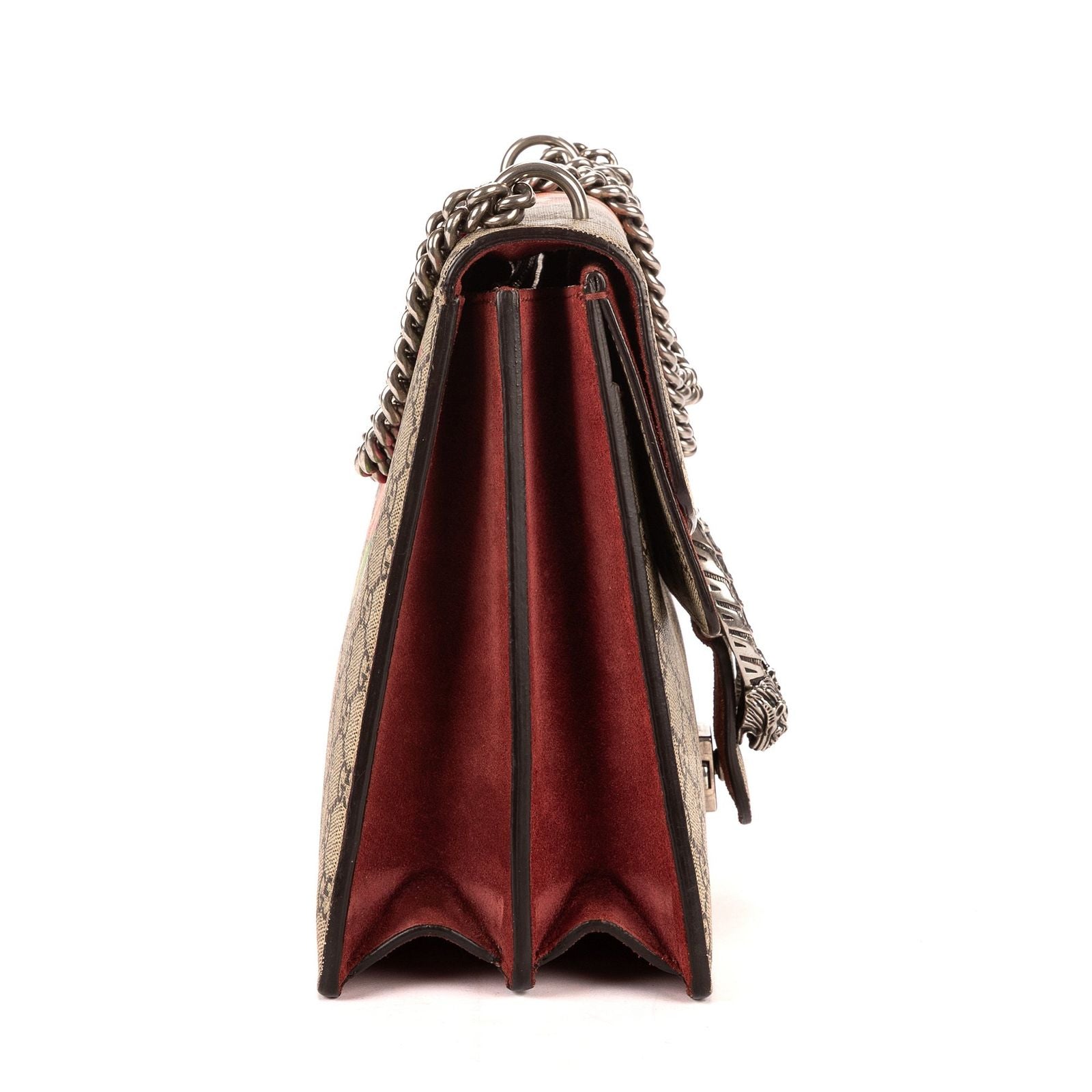 Gucci Bromus Dionysus Beige Burgundy Blue Muz Supreme Pvccanvas — view 4