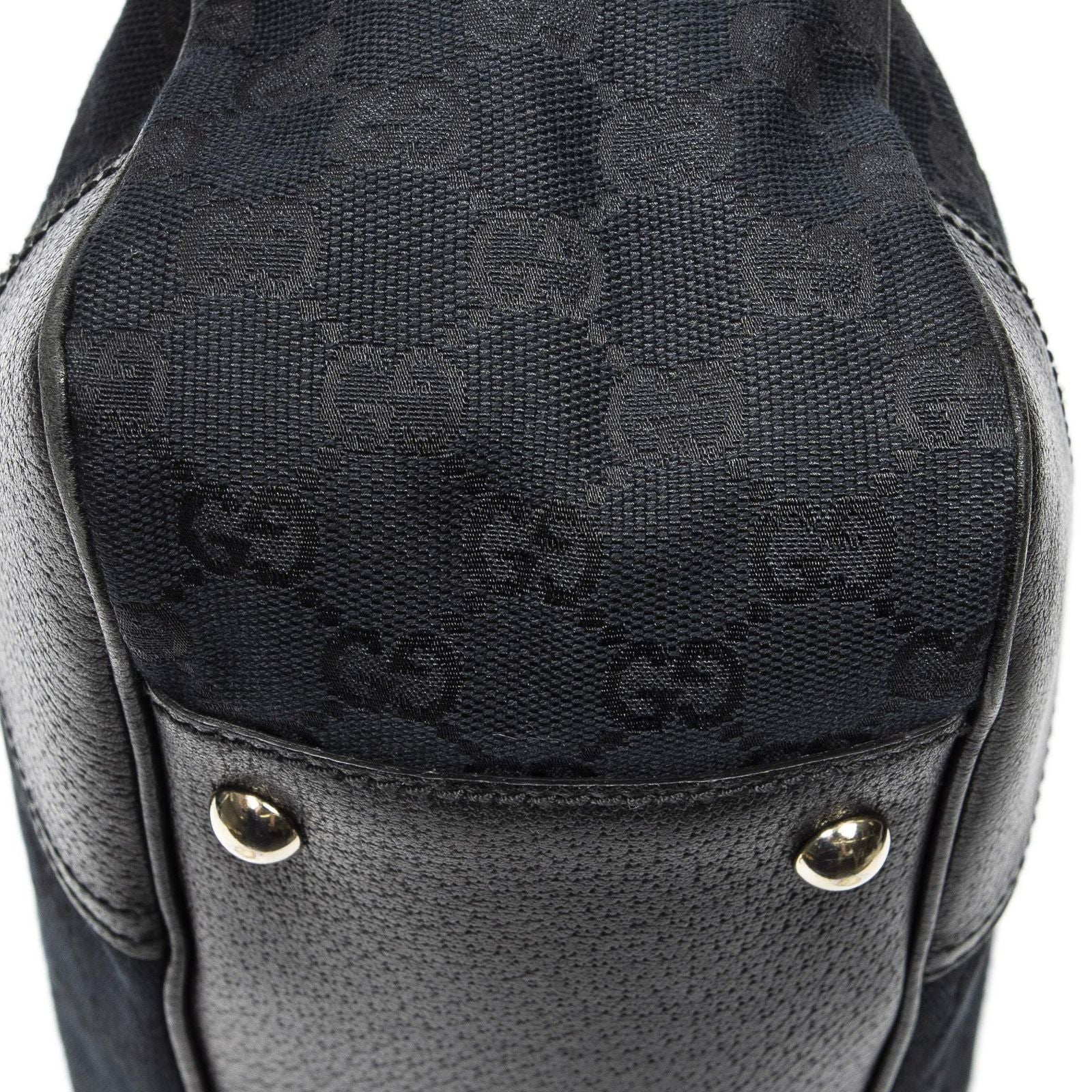Gucci Princi Tote Black GG Canvas — view 7