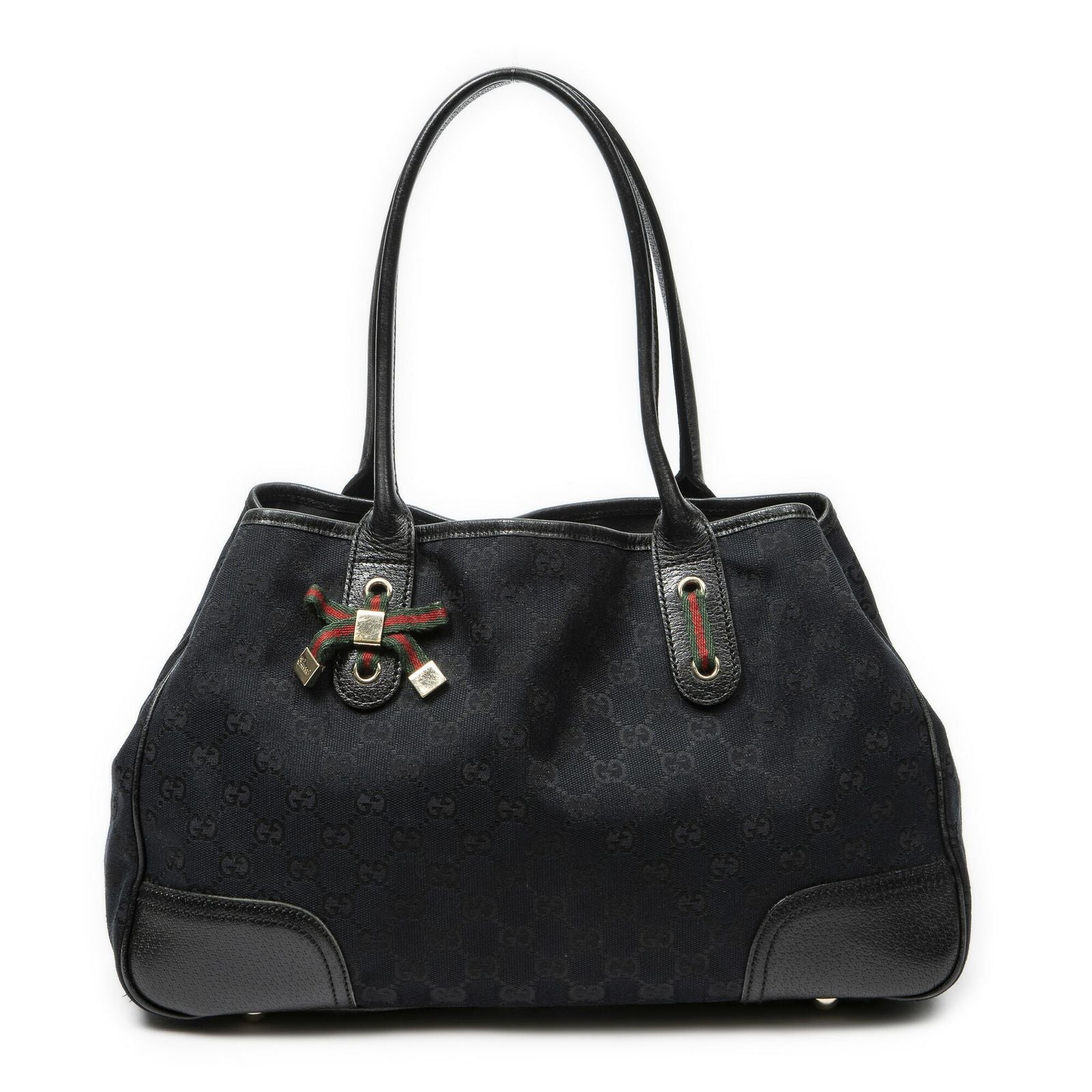 Gucci Princi Tote Black GG Canvas
