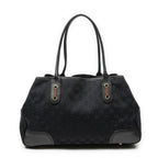 Gucci Princi Tote Black GG Canvas — view 5