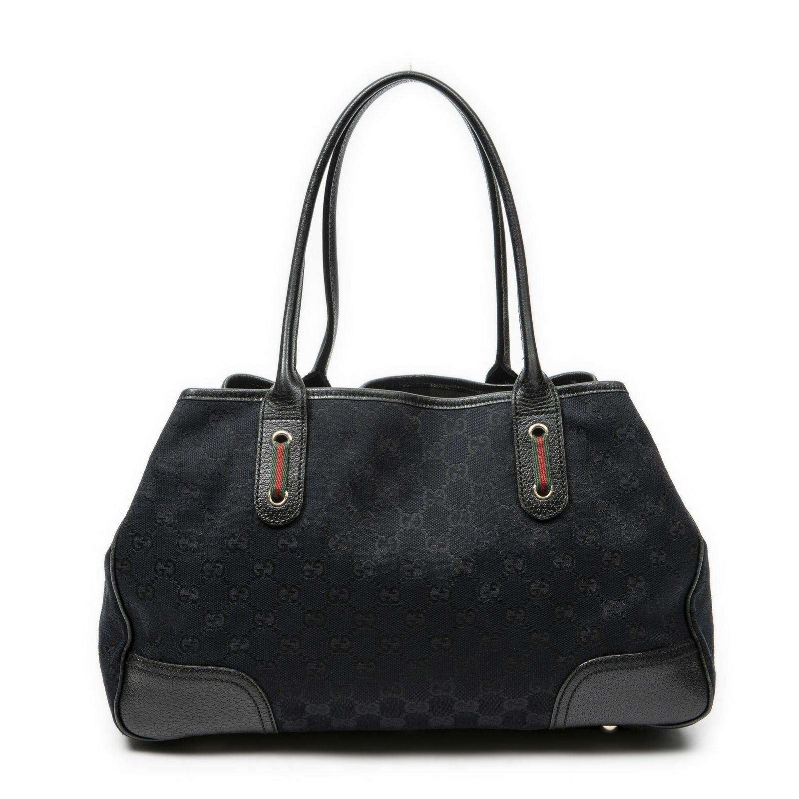 Gucci Princi Tote Black GG Canvas — view 5