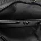 Fendi Vintage Briefcase Dark Brown Black Zucchino Canvas — view 9