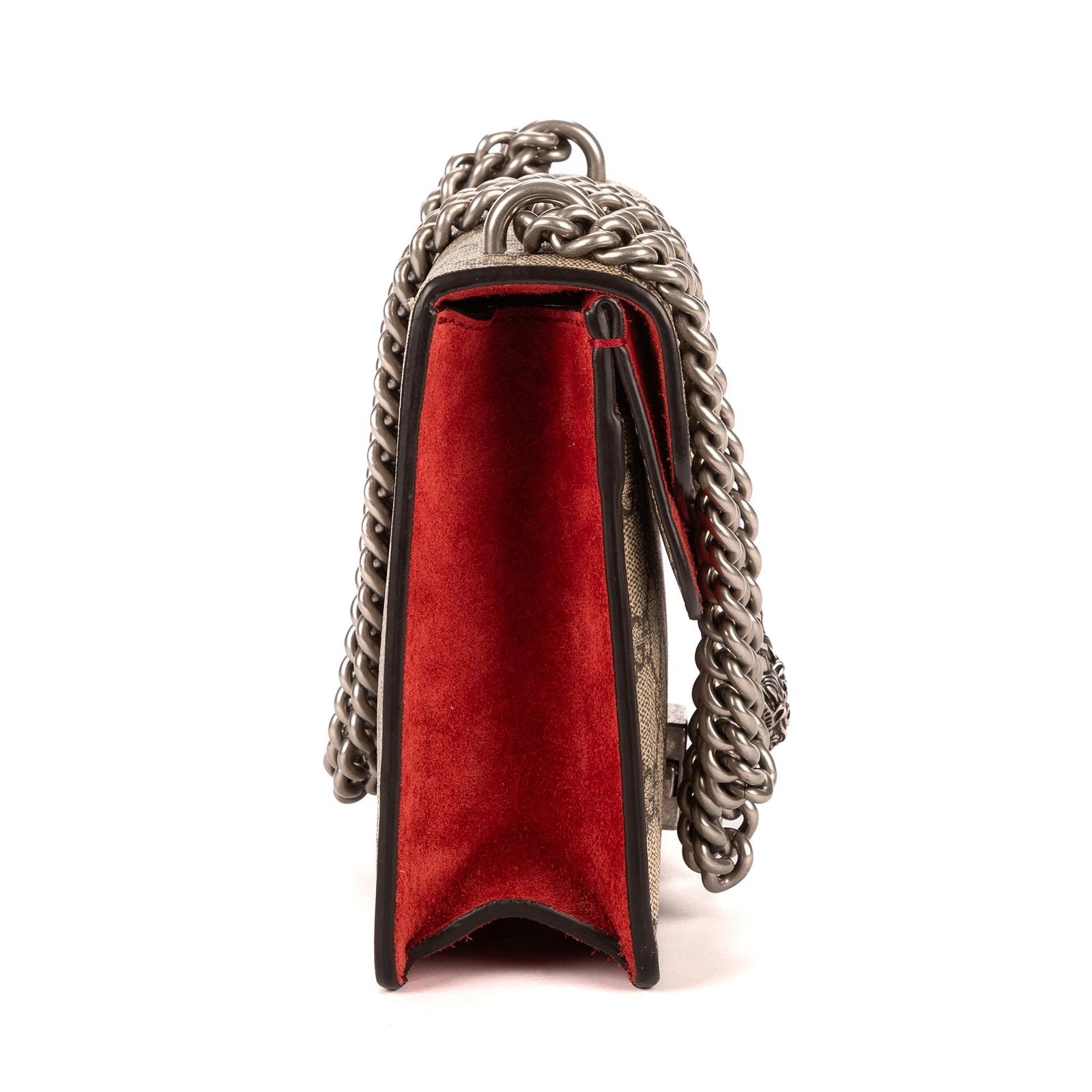 Gucci Dionysus Beige Red Supreme Canvas Suede — view 4