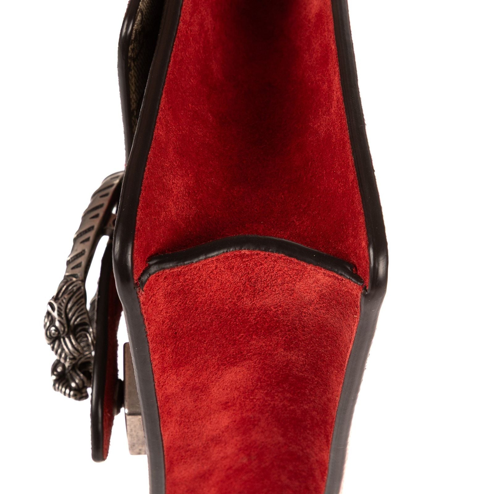 Gucci Dionysus Beige Red Supreme Canvas Suede — view 8