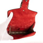 Gucci Dionysus Beige Red Supreme Canvas Suede — view 9