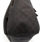 Gucci Large Front Pocket Messenger Dark Brown GG Denim Canvas — view 8