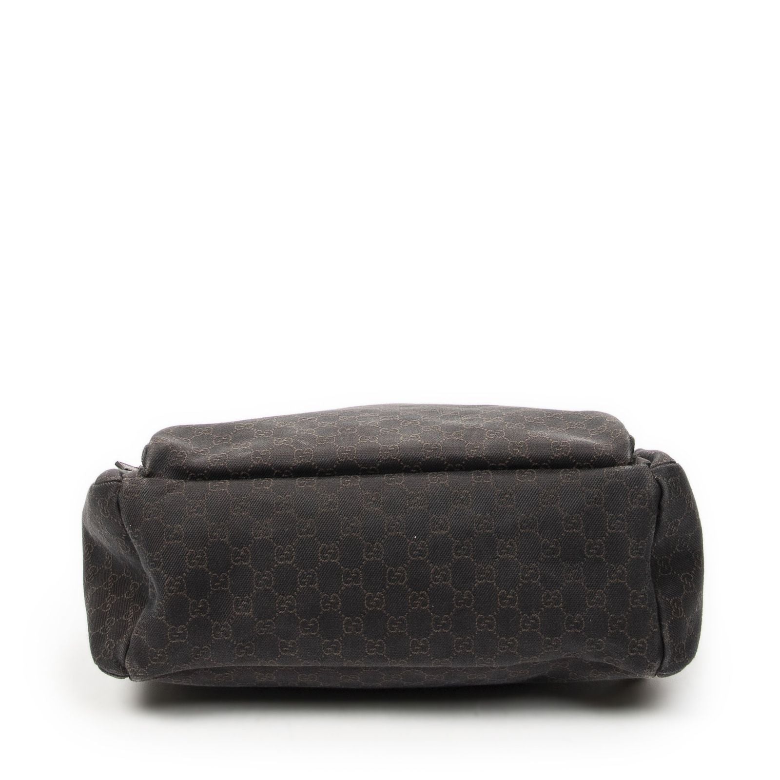 Gucci Large Front Pocket Messenger Dark Brown GG Denim Canvas — view 6