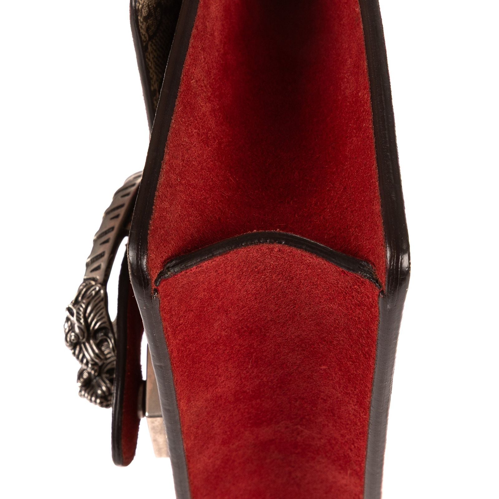 Gucci Dionysus Beige Red Supreme Canvas Suede — view 8