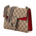 Gucci Dionysus Beige Red Supreme Canvas Suede — view 2