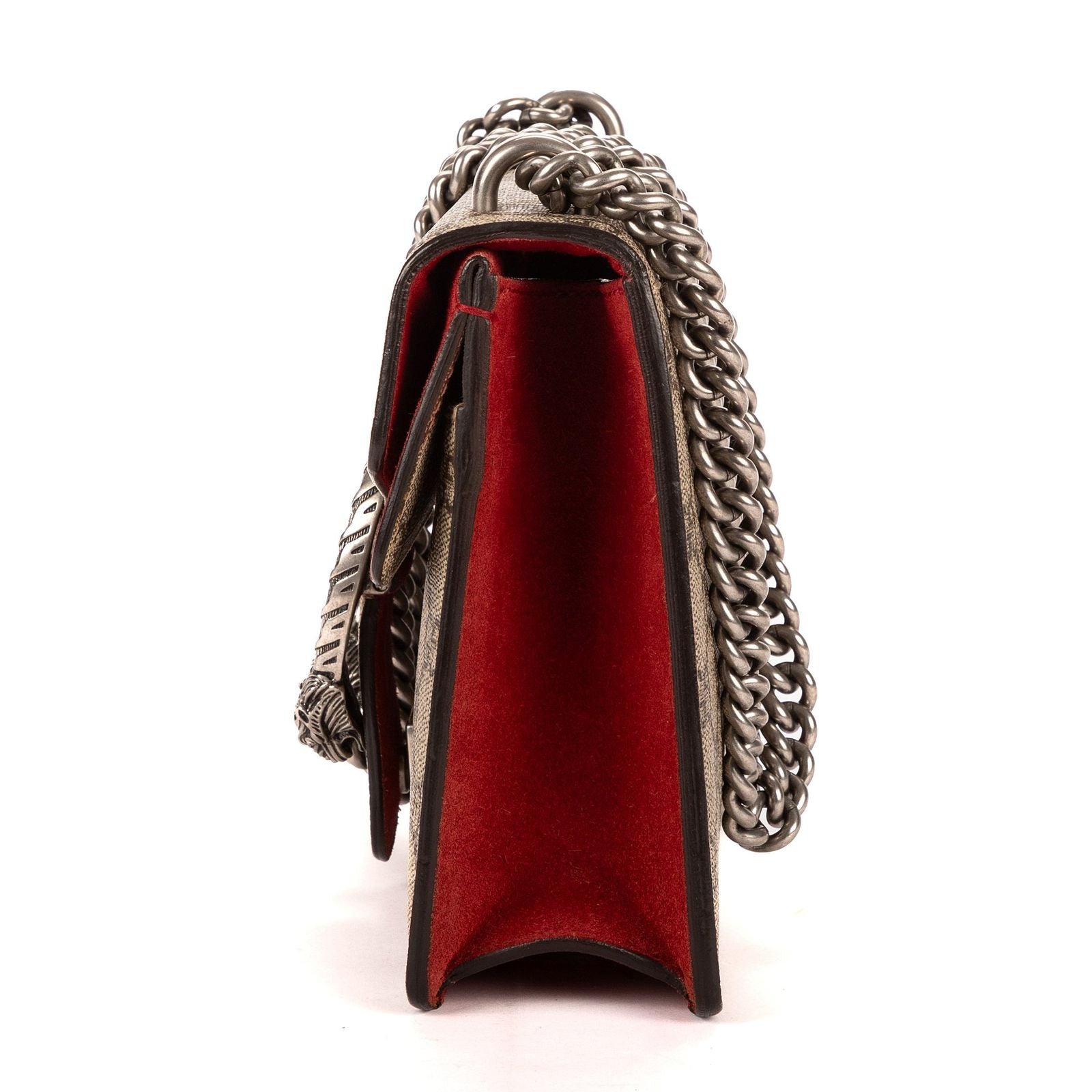 Gucci Dionysus Beige Red Supreme Canvas Suede — view 3
