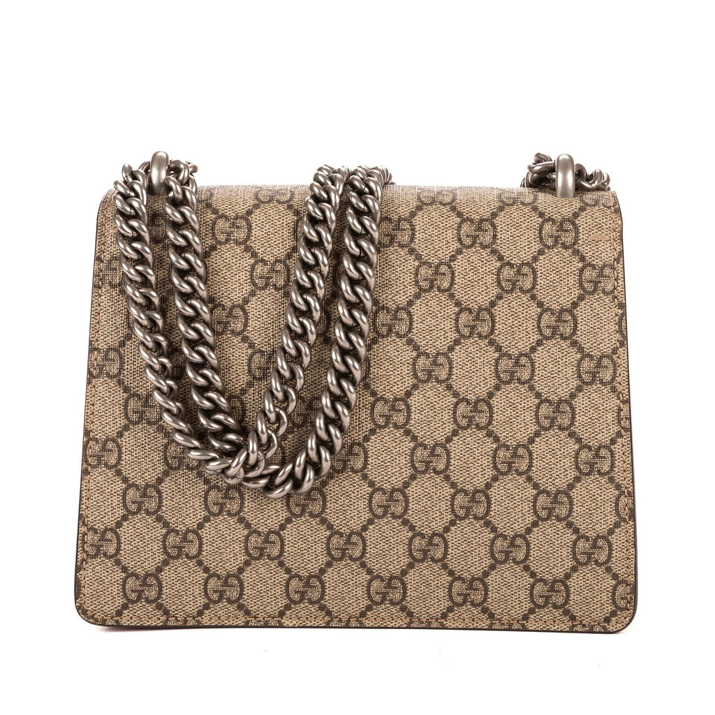 Gucci Dionysus Beige Red Supreme Canvas Suede — view 5