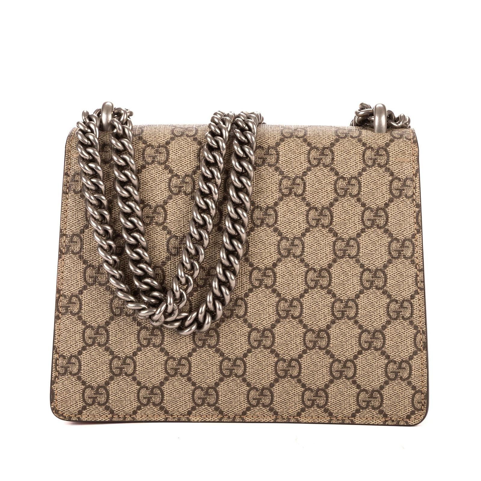 Gucci Dionysus Beige Red Supreme Canvas Suede — view 5