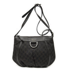 Gucci Small Dring Messenger Dark Brown GG Denim Canvas