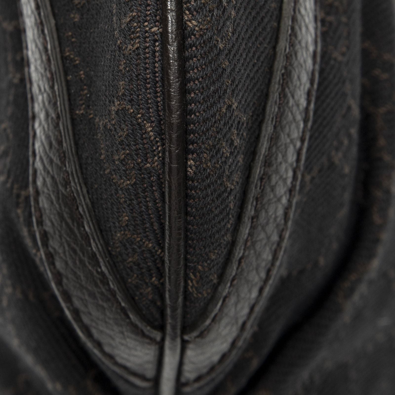 Gucci Small Dring Messenger Dark Brown GG Denim Canvas — view 8