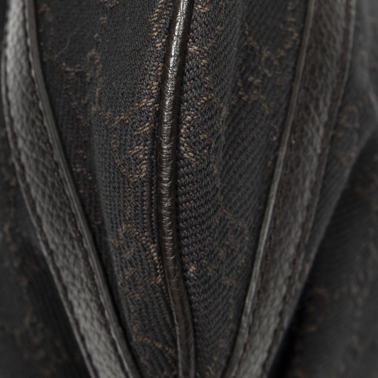 Gucci Small Dring Messenger Dark Brown GG Denim Canvas — view 7