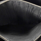 Celine Vintage the Shoulder Hobo Black Brown Macadam Canvas — view 9
