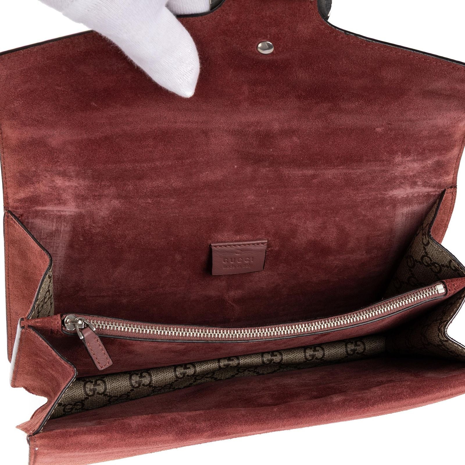 Gucci Bromus Dionysus Beige Burgundy Blue Muz Supreme Pvccanvas — view 9