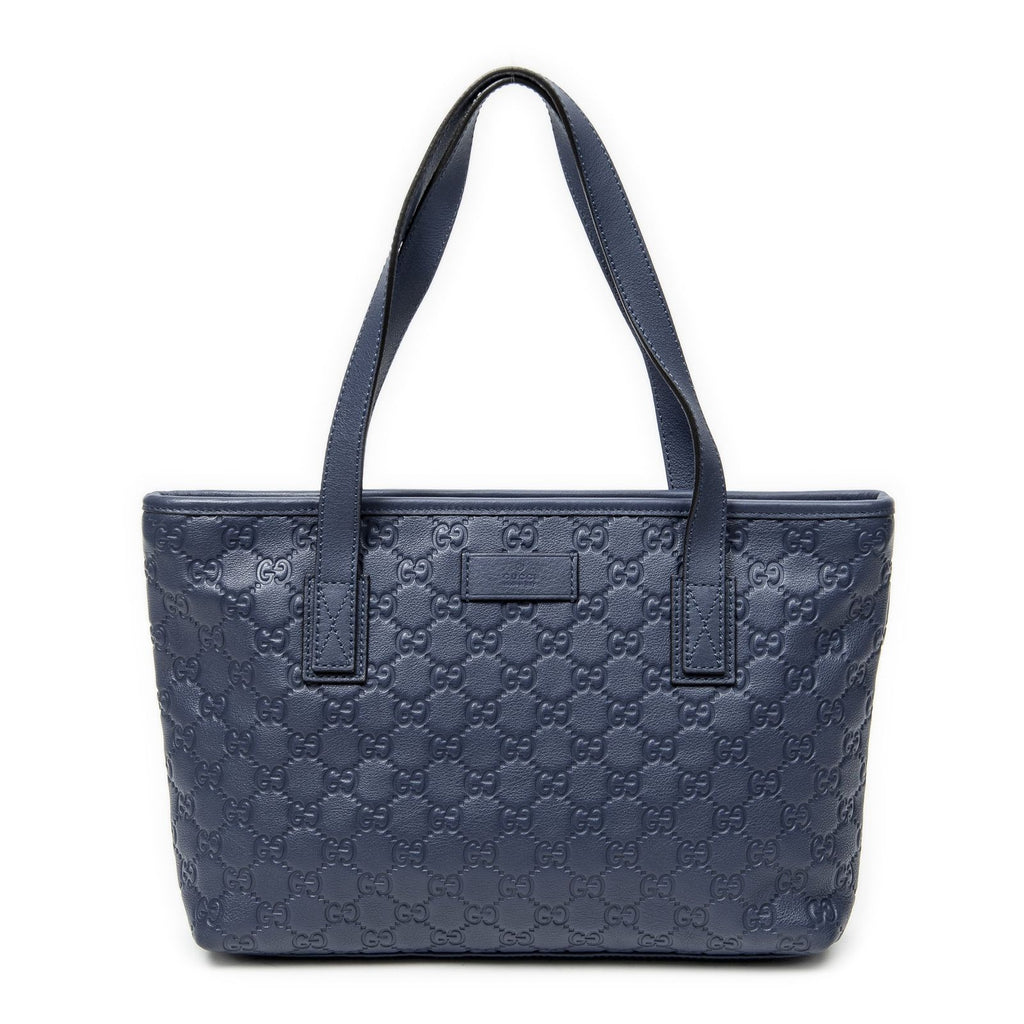 Gucci Small Joint Blue Guccissima